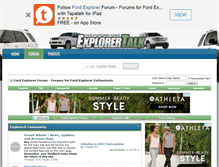Tablet Screenshot of explorertalk.com